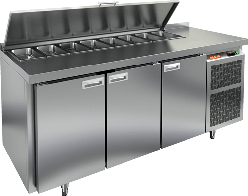 СТОЛ ДЛЯ САЛАТОВ HICOLD SL1-111GN (1/3) (R290)